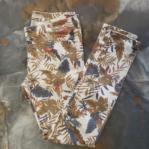 Zara Basic Dept Tropical Jeans Size 6 - Picture 4 of 4